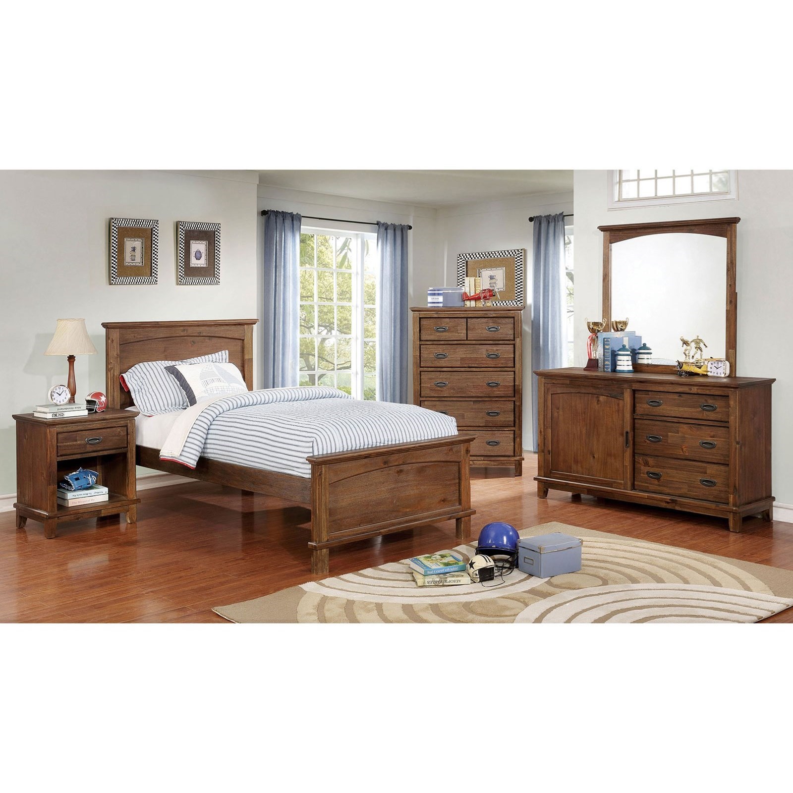 Furniture of America Colin CM7909A Twin Bedroom Group 1 Twin Bedroom